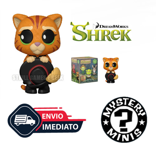 Mystery Minis Gato de Botas 1/6 Sherek #00 - Produto Original