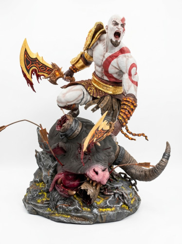 Colecionável Kratos escala 1/6 altamente detalhado God Of War # - Produto Original