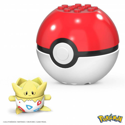 Togepi e Pokebola - Mega Brands Pokémon (21 peças)- -