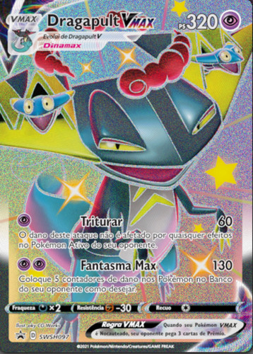 Dragapult-VMAX (SWSH097) - Carta Avulsa Pokemon   # - Produto Original