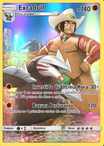 Excadrill (246/236) - Carta Avulsa Pokemon   # - Produto Original