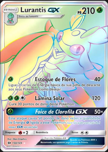 Lurantis-GX (150/149) - Carta Avulsa Pokemon   # - Produto Original