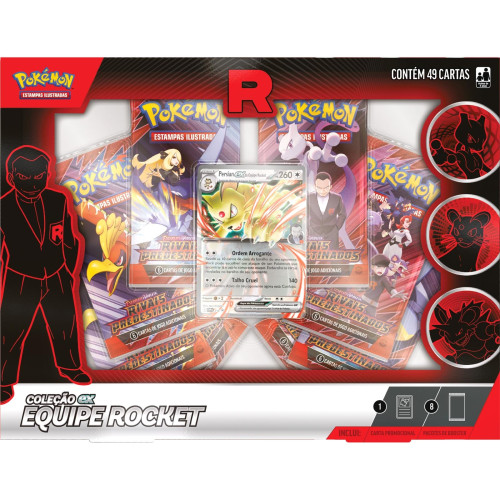 Box Pokemon - Persian Ex - Equipe Rocket - Pokémon TCG- -