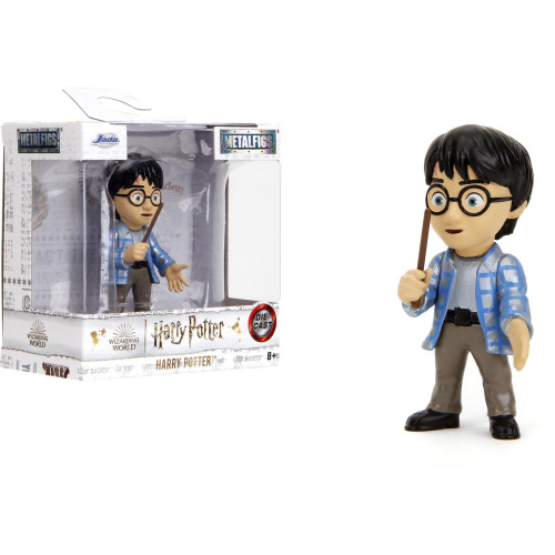 Boneco - Harry Potter c/ Varinha Mágica - 2 5 - Metalfigs Jada Toys"- -