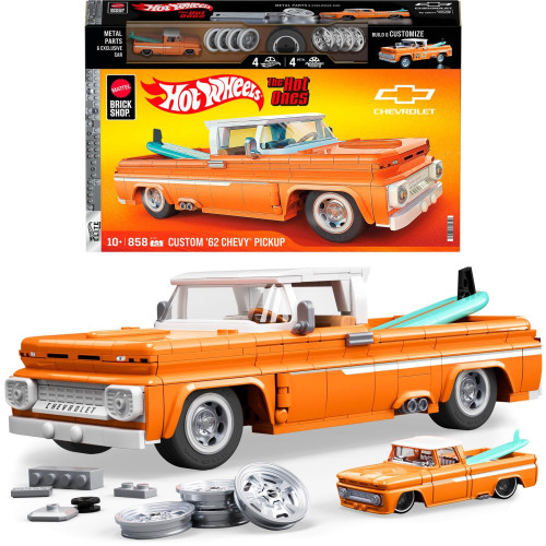 Brick Shop Hot Wheels Elite - Custom 62 Chevy Pickup - Mattel - JFT20- -