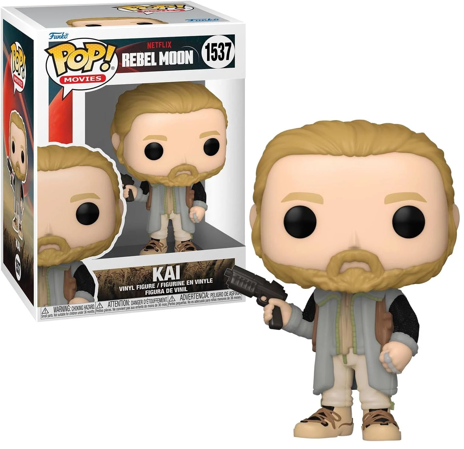 Funko Pop Kai (netflix Rebel Moon) # 1537-Rebel Moon-1537