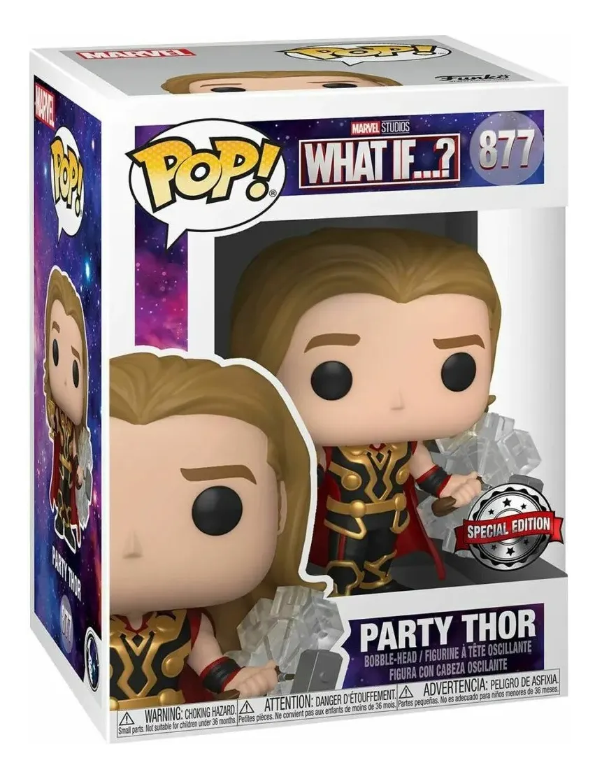 Funko Pop Party Thor What If...? 877 - Special Edition - Marvel - #877