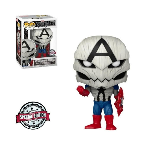 Funko Pop Poison Captain America #856 (capitão America / Venom)-Marvel-856