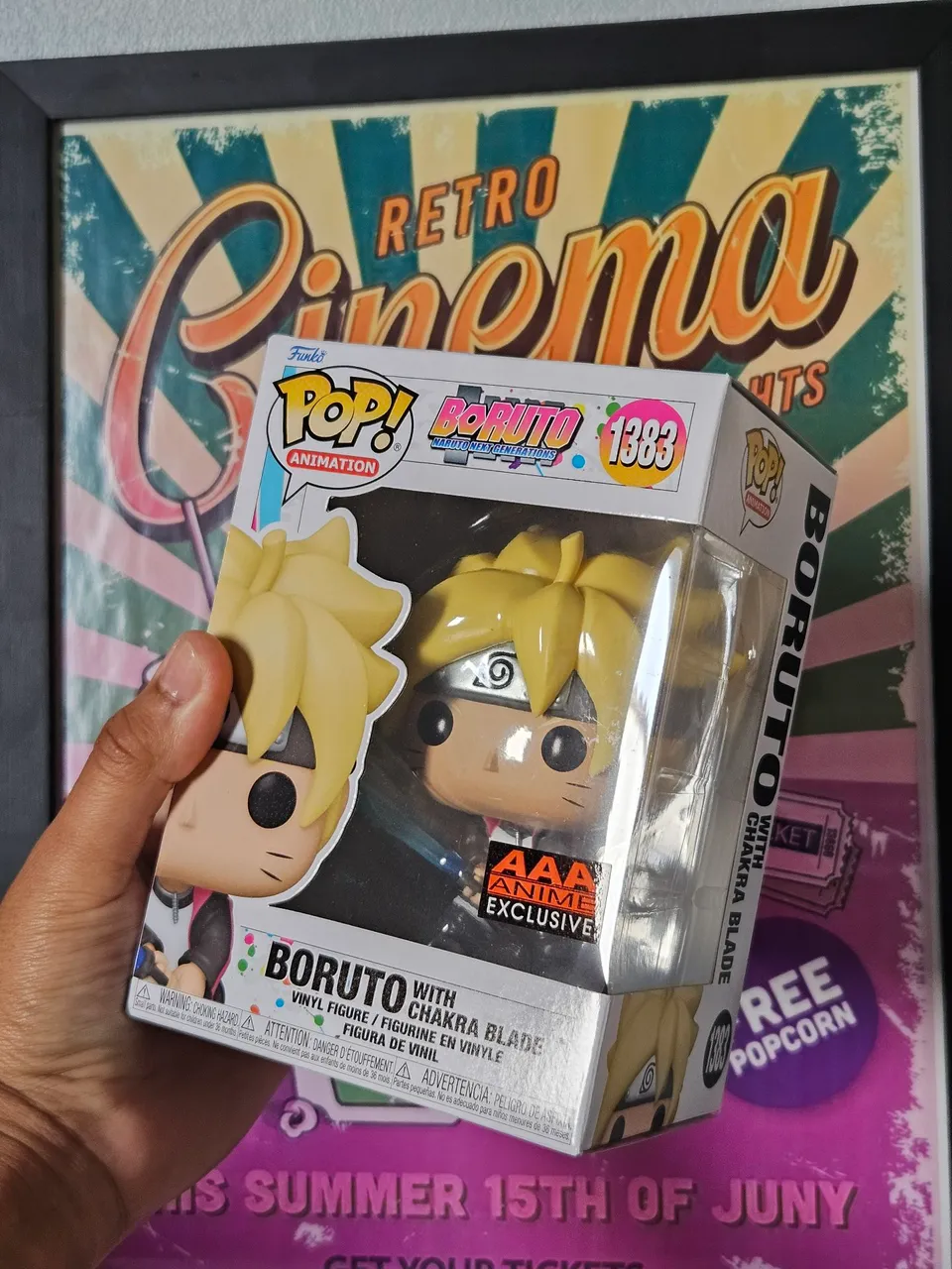 Funko Pop Boruto With Chakra Blade # 1383 - Aaa Anime Exclusive - Boruto - #1383