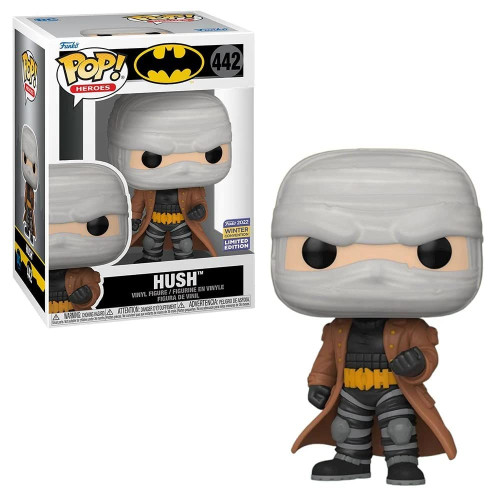 Funko Pop Hush 442 Batman Original Novo-Batman-442