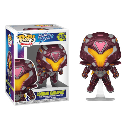 Funko Pop Conrad Carapax 1405 Blue Beetle Novo Original-Blue Beetle-1405