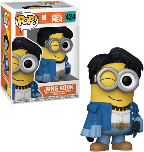 Funko Pop! Bts X Meu Malvado Favorito 4 Jung Kook Original-Rocks BTS-424