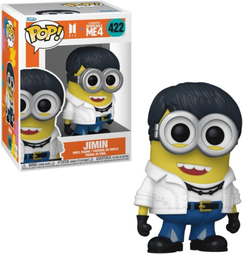 Funko Pop! Rocks Bts X Jimin 422 - Novo Original-BTS-422