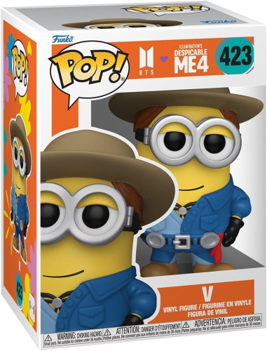 Funko Pop! Rocks Bts X V 423 - Novo Original-BTS-423