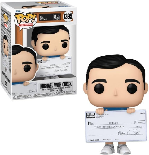 Funko Pop! The Office- Michael Com Cheque 1395 Original-The Office-1395