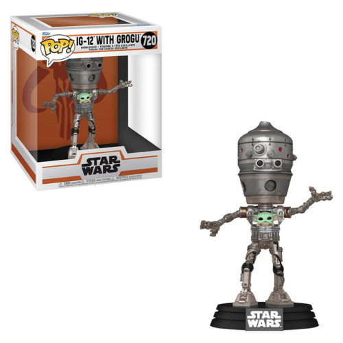 Funko Pop! Star Wars Ig-12 With Grogu 720 Original-Star Wars-720