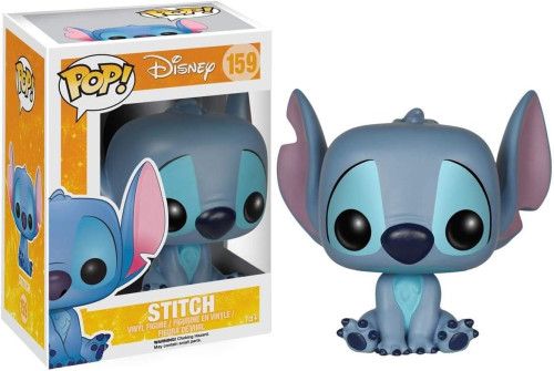 Boneco Funko Pop! Disney Lilo & Stitch Stitch Sentado   # - Produto Original