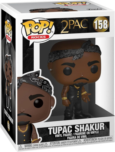 Funko Pop! Rocks - Tupac Shakur 158   # - Produto Original
