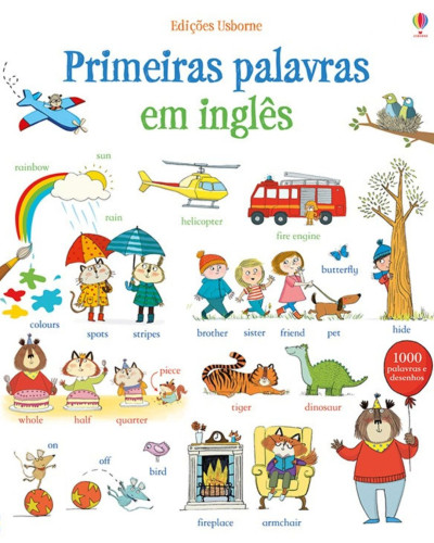 Primeiras Palavras  em Inglês | Editora Usborne | Livro Infantil   # - Produto Original