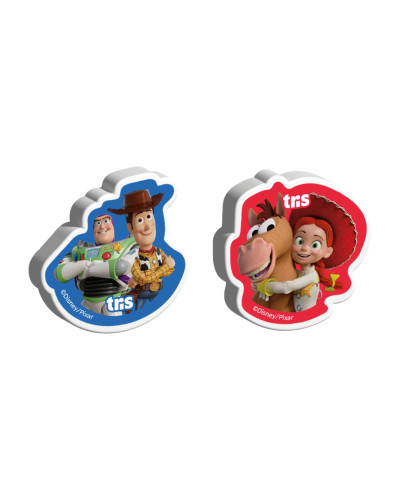 Kit 2 Borrachas Plásticas Toy Story 5 Tris Material Escolar Infantil   # - Produto Original