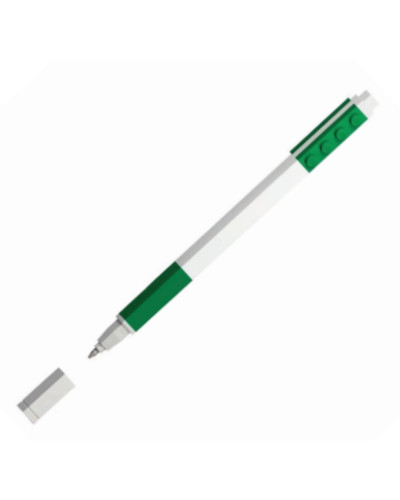 Caneta Gel Cor Verde LEGO® – Stationery | 1 unidade na Cor Verde | Material Escolar LEGO®   # - Produto Original