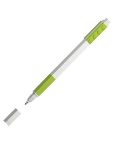 Caneta Gel Cor Verde Limão LEGO® – Stationery | 1 unidade na Cor Verde Limão | Material Escolar LEGO®   # - Produto Original