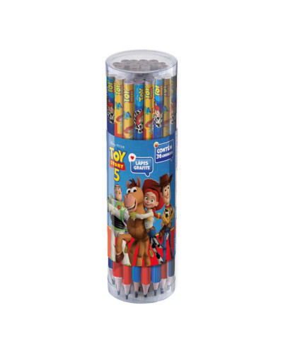 Lápis Preto – Pote C/ 36 un – Toy Story 5 | Material Escolar Toy Story   # - Produto Original