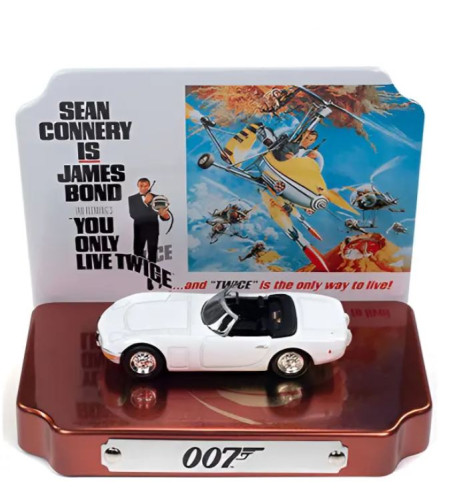 Diorama James Bond 007 Toyota 2000 Gt Johnny Lightning 1/64 007 James Bond # - Produto Original