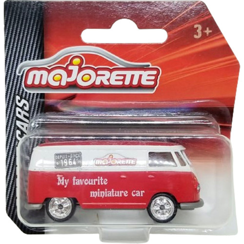 Action Figures Miniatura Majorette Street Cars Kombi 1/64 Metal Vermelha e Branca - Majorette Street Cars - #