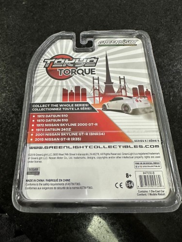 Action Figures Greenlight Car 1/64 Tokyo Torque Datsun 510 1970 47030-b - Greenlight - #