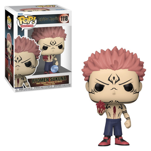 FUNKO POP ANIMATION JUJUTSU KAISEN EXCLUSIVE - RYOMEN SUKUNA WITH HEART 1118- -1118