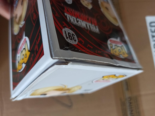 Caixa Danificada Olhe Fotos Funko Pop Fullmetal Alchemist Edward Elric 391 - Fullmetal Alchemist - #391
