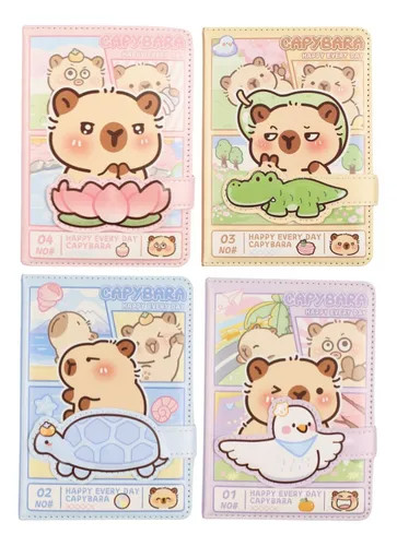 Mini Caderno / Bloco de Anotações Capivara - Diversos Modelos   # - Produto Original