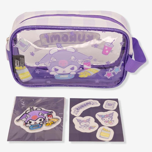 Necessaire com Adesivos Kuromi – Zona Criativa   # - Produto Original