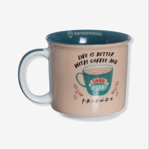 Caneca Tom Central Perk Friends 350ml   # - Produto Original