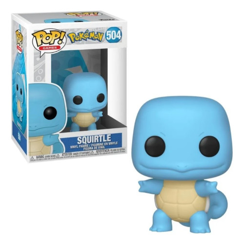 Funko Pop Squirtle #504 Original Lacrado-Pokemon-504