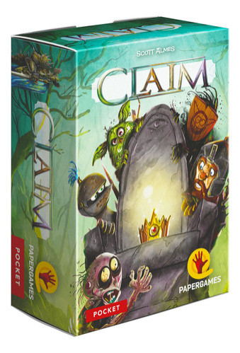 Jogo De Cartas Claim - Papergames-Jogo De Tabuleiro-