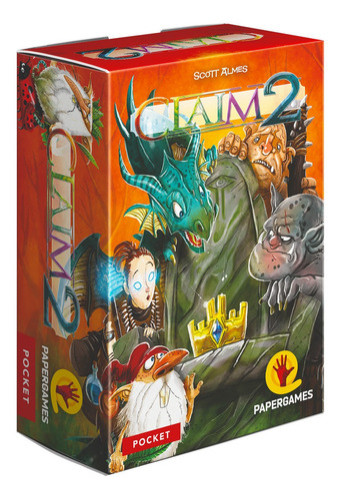 Jogo De Cartas Claim 2 - Papergames-Jogo De Tabuleiro-