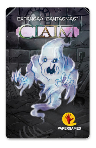 Claim: Fantasmas (expansão) - Papergames-Jogo De Tabuleiro-