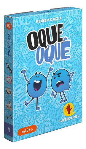 Jogo de Cartas O Que O Quê - PaperGames- -