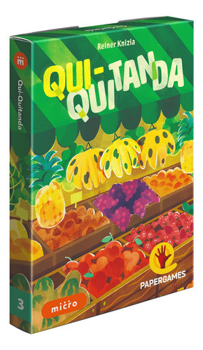 Jogo de Cartas Qui-Quitanda - PaperGames- -