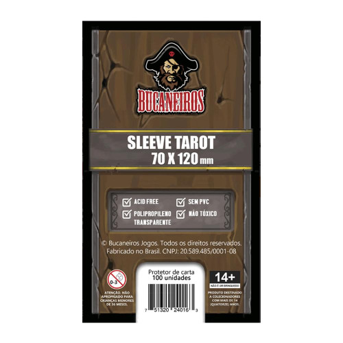 Sleeve Tarot (70 x 120mm) - Bucaneiros- -