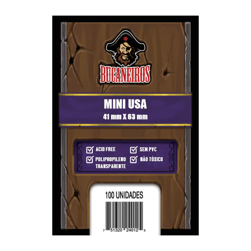 Sleeve Mini USA (41 x 63mm) - Bucaneiros- -