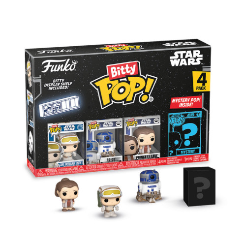 BITTY POP Star Wars TESB Luke - R2D2 - Chewbacca- -