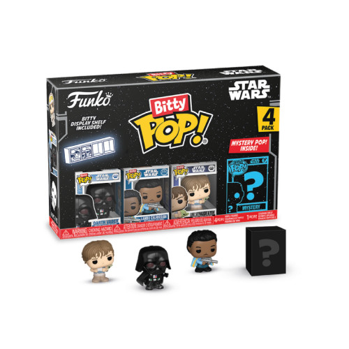 BITTY POP Star Wars TESB Darth Vader - Lando Calrissian - Luke Skywalker Yoda- -