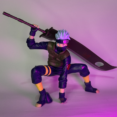 Action Figure Kakashi Com Espada - Naruto - 15cm-Naruto-