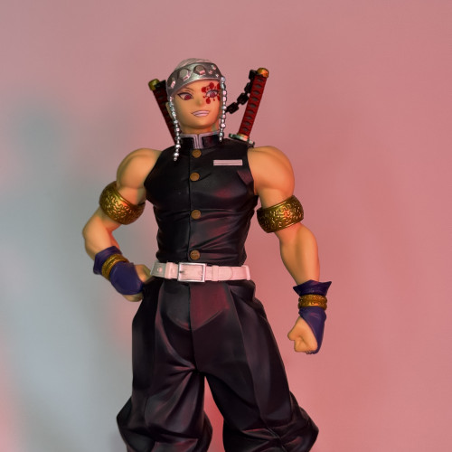 Action Figure Tengen Uzui – Demon Slayer, 19 Cm Bandai Pvc-Demon Slayer-