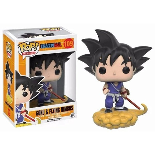 Funko Pop  Dragon Ball Goku In Flying Nimbus (caixa Com Avaria) - Dragon Ball - #109 FUNKO POP #109 - Produto Original