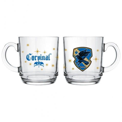 Caneca De Vidro Harry Potter 300ml | Corvinal Harry Potter # - Produto Original