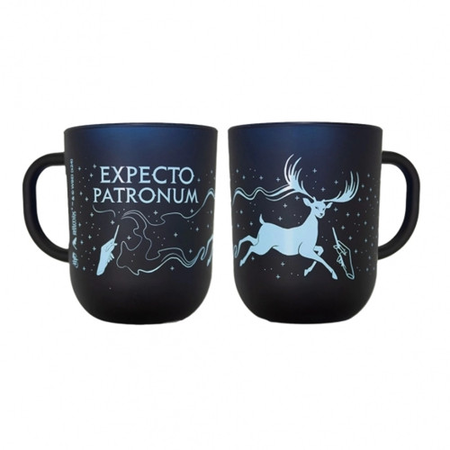Caneca De Vidro Prime Harry Potter  300ml | Expecto Patronum Harry Potter # - Produto Original